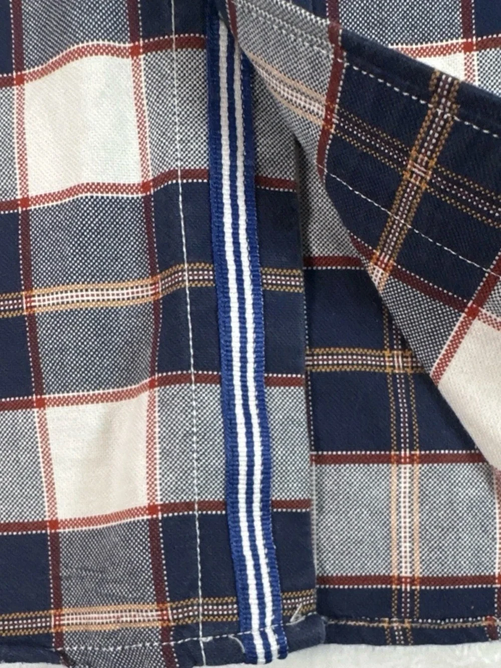 Banana Republic Tailored Slim Fit Plaid Oxford Button Down Shirt Men’s Large
